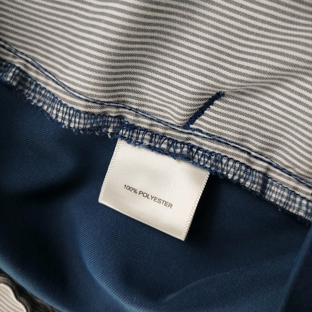Peter Millar Salem Crown Sport Performance Shorts Mens 36 Blue Chino 8"In Golf - Picture 7 of 11